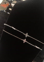 Lắc tay inox hoa 4 cánh 025 MY