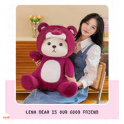 Gấu Lena mũ gấu dâu