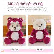 Gấu Lena mũ gấu dâu