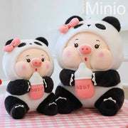 Lena gấu trúc bú bình