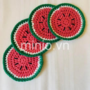 Lót ly len dưa hấu