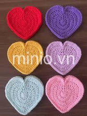 Lót ly len trái tim