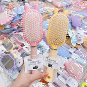 Lược gỡ rối tai thỏ kèm gương 8902