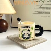 Ly cốc sứ gấu trúc LA