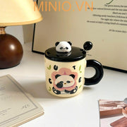 Ly cốc sứ gấu trúc LA