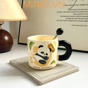 Ly cốc sứ gấu trúc LA