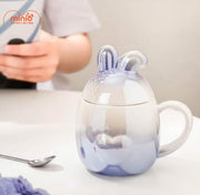 Ly cốc sứ thỏ đuôi tìm pastel