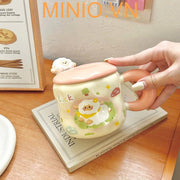 Ly cốc sứ cừu trắng LA