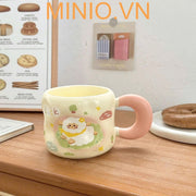 Ly cốc sứ cừu trắng LA