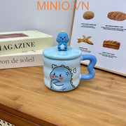 Ly cốc sứ khủng long LA