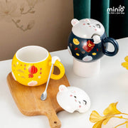 Ly cốc sứ mèo thần tài