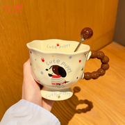 Ly cốc sứ quai bi - Cute Puppy