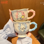 Ly cốc sứ quai bi - Cute Rabbit