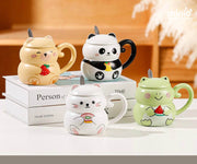 Ly cốc thú sứ QA