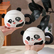 Ly cốc sứ tai thú - Gấu Trúc