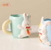 Ly cốc thỏ handmade