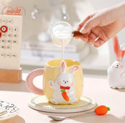 Ly cốc thỏ handmade