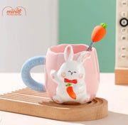 Ly cốc thỏ handmade