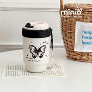 Ly giữ nhiệt bướm