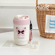 Ly giữ nhiệt bướm