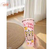 Ly giữ nhiệt viền vàng Capybara