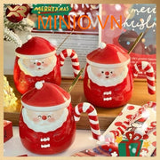 Ly cốc sứ Noel quai kẹo LA