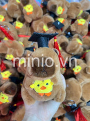 Móc khoá Capybara gà cử nhân