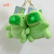 Móc khoá Capybara xanh thổi bóng