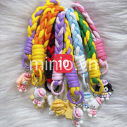 Móc khoá dây vải charm