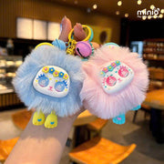 Móc khoá cục bông kỳ lân PO