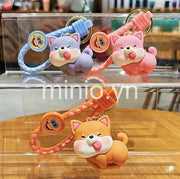 Móc khoá cún thè lưỡi