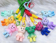 Móc khoá đá Bearbrick dây dệt