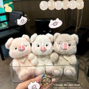 Móc khoá heo cổ tim