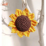 Móc khóa len hoa hướng dương