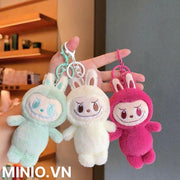 Móc khóa thỏ Labubu móc sơn màu