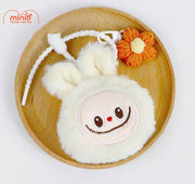 Móc khoá labubu hoa đan len