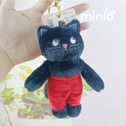 Móc khoá mèo thơm mặc quần