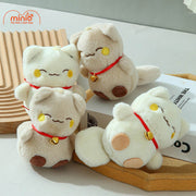 Móc khoá bông mèo thần tài chuông