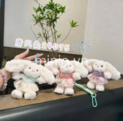 Móc khoá thỏ thơm mặc váy