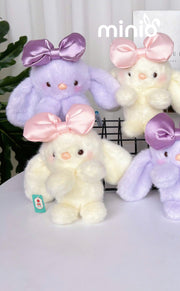 Móc khoá thỏ thơm nơ phồng