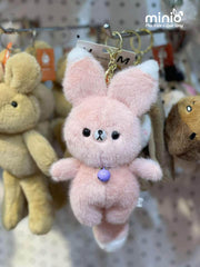 Móc khoá thú cổ chuông tai đốm trắng