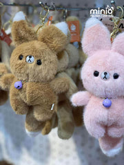 Móc khoá thú cổ chuông tai đốm trắng