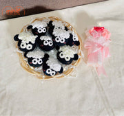 Móc khóa len đầu thú mini