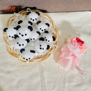 Móc khóa len đầu thú mini