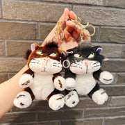 Móc khoá thú bông mèo mặt quạo