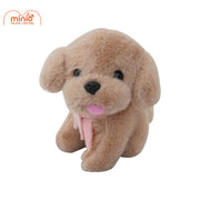 Móc khoá chó ngồi quàng khăn