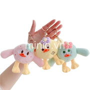 Móc khoá bông vịt tròn hoa