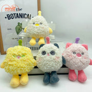 Móc khoá bông heo lông xù