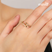 Nhẫn titan đinh đính đá 450MH