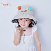 Nón đi nắng 2 tim